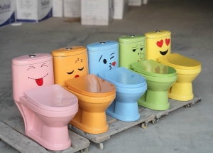 Bồn Cầu Trẻ Em Giá Rẻ, Bệt Vệ Sinh Mini Dành Cho Mầm Non