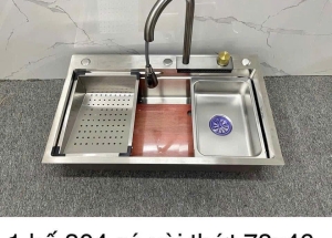 Chậu Rửa Chén Inox 304 GABBA GB-7846AL / Giá Chỉ 2650k