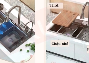 Mua chậu rửa chén 5 phím Tân Bình Giá Rẻ - Miễn phí vận chuyển