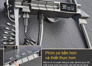 Sen cây phím đàn tại gò vấp - Mẫu sen tắm hiển thị led nhiệt độ cao cấp