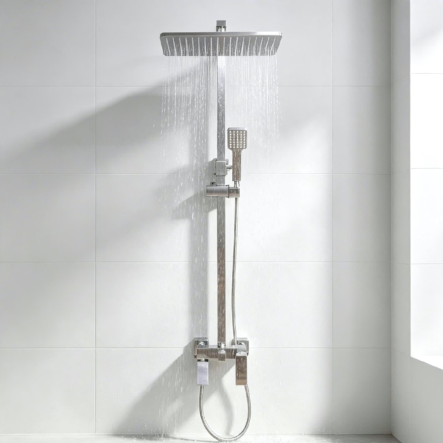 Sen cây tắm đứng nóng lạnh inox 304 Gabba 041