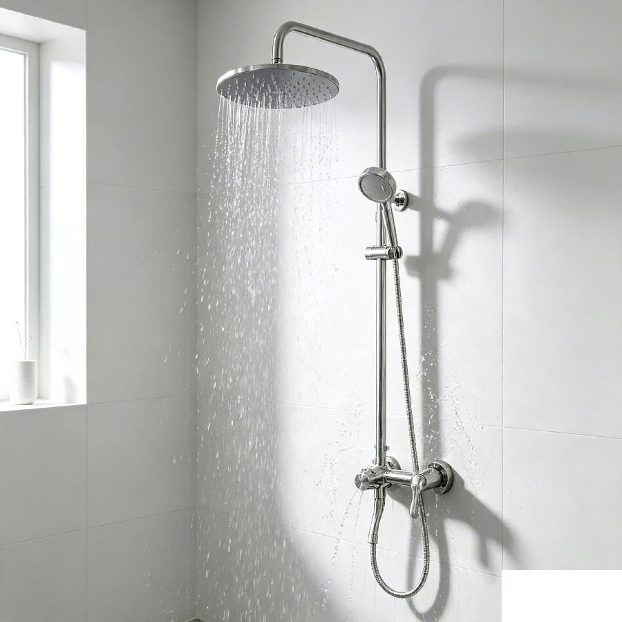 Sen cây tắm đứng nóng lạnh inox 304 Gabba 066