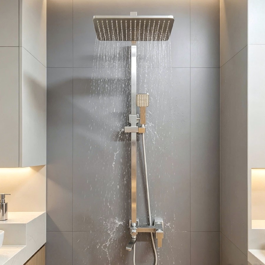 Sen cây tắm đứng nóng lạnh inox 304 Gabba 084