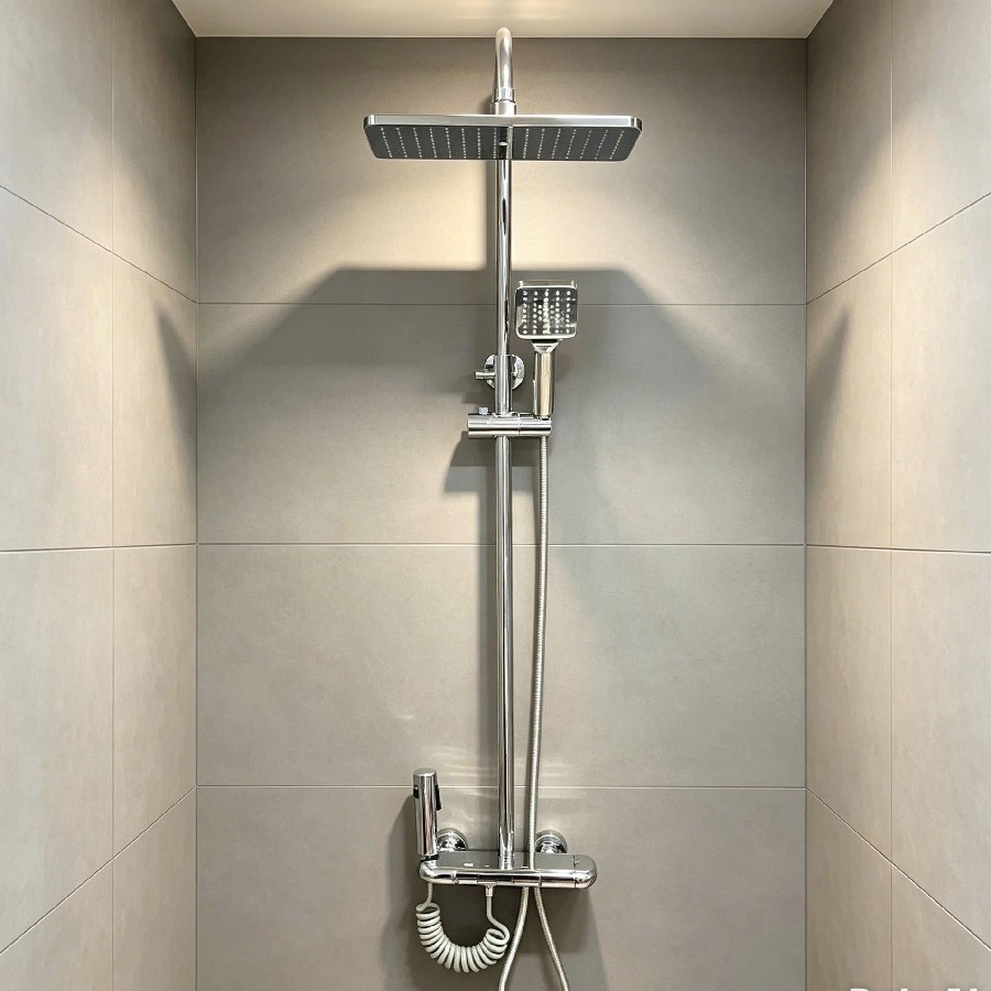 Sen cây tắm đứng inox 304, sen cây tắm nóng lạnh, sen cây tắm đứng, vòi sen cây, sen tắm đứng đồng thau,