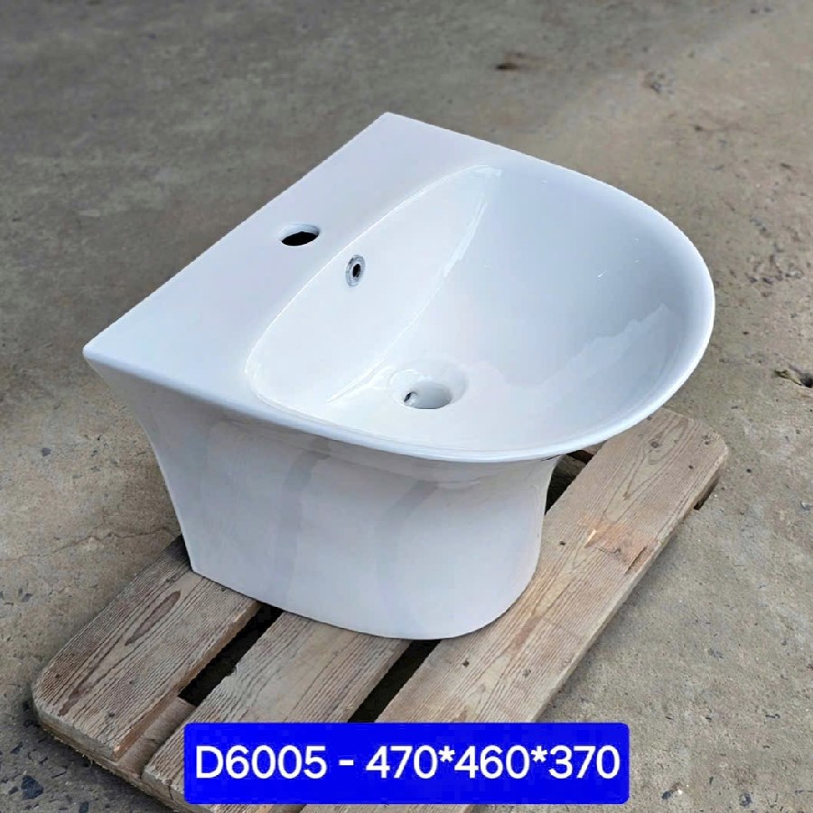 Lavabo treo tường liền khối Gabba D6005