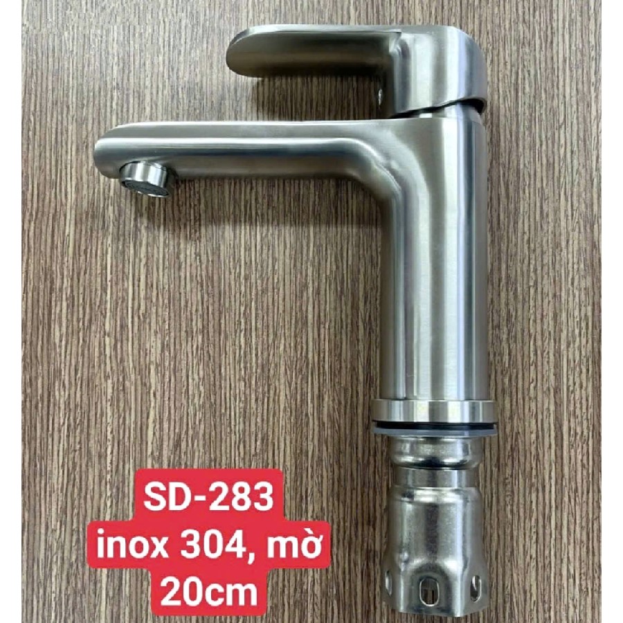 Vòi lavabo nóng lạnh Gabba SD283 inox 304