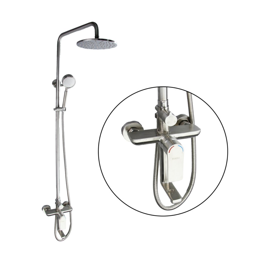 Sen cây tắm đứng inox 304 Gabba 075