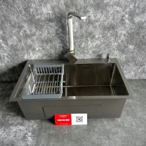 CHẬU RỬA CHÉN INOX 304 GABBA 6845