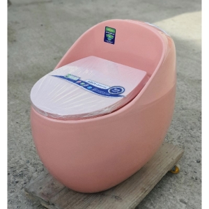 Bồn cầu trứng Gabba 8492 màu hồng giá rẻ