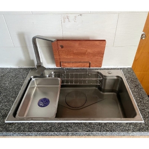 Chậu rửa chén inox 304 Gabba  8050RDG 1 hộc