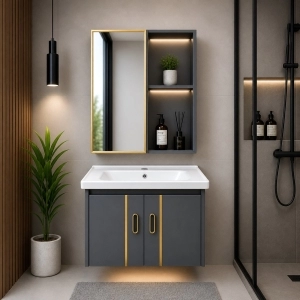 Lavabo tủ nhôm Gabba T03
