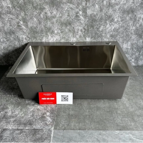 CHẬU RỬA CHÉN INOX 304 GABBA 6845