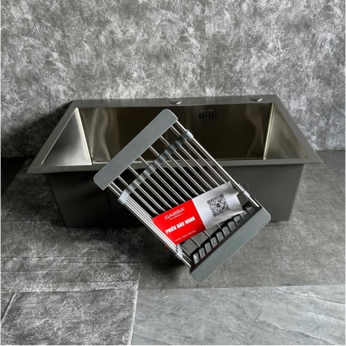 CHẬU RỬA CHÉN INOX 304 GABBA 6845