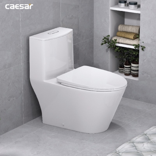 Bồn cầu Caesar C1363 liền khối