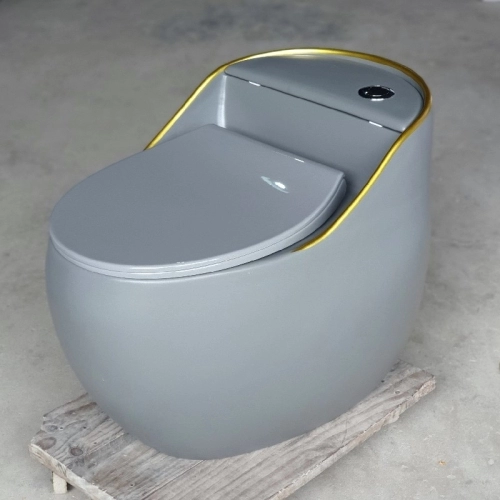 Bồn cầu trứng Gabba 9217 màu xám
