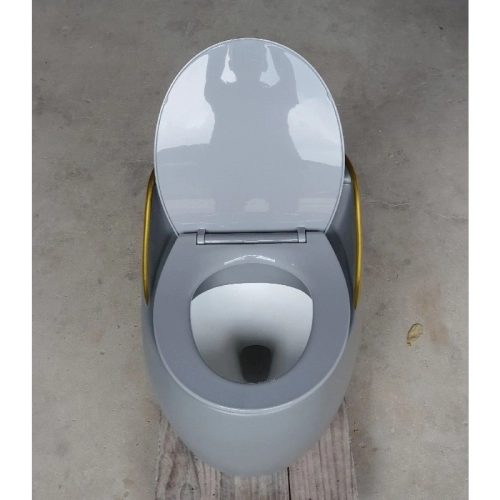Bồn cầu trứng Gabba 9217 màu xám