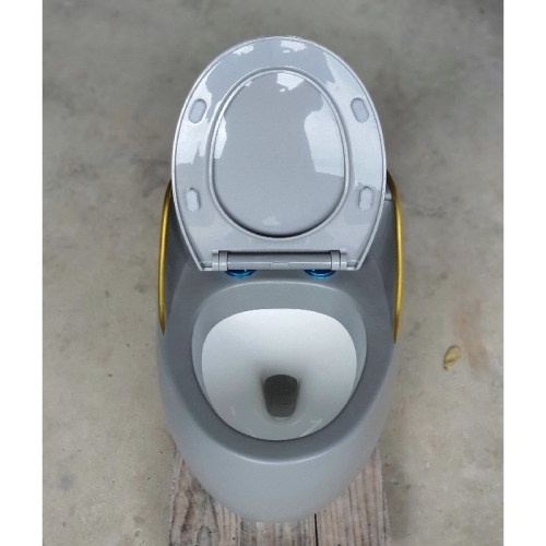 Bồn cầu trứng Gabba 9217 màu xám