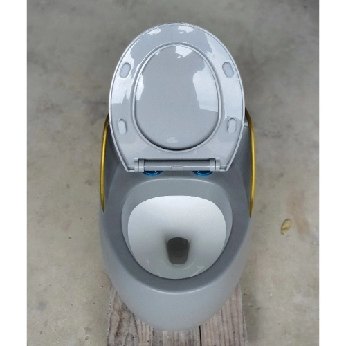 Bồn cầu trứng Gabba 9217 màu xám