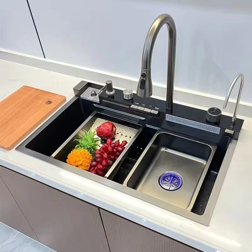 Chậu rửa chén inox 304 cao cấp Gabba 7546AWFB