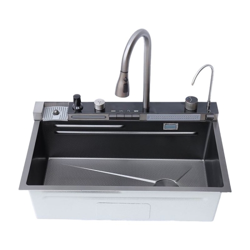 Chậu rửa chén inox 304 cao cấp Gabba 8046AWFB 5 phím