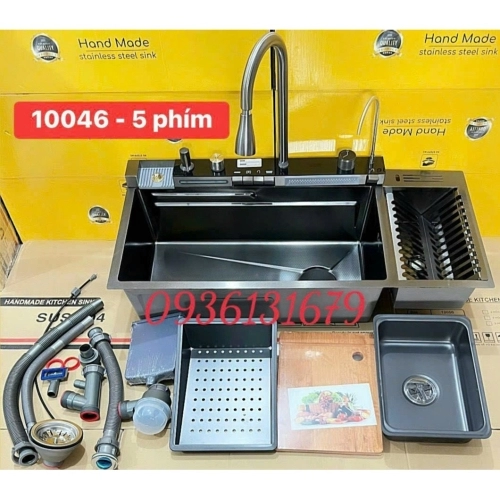 Chậu rửa chén 1 ngăn inox 304 Gabba 10046