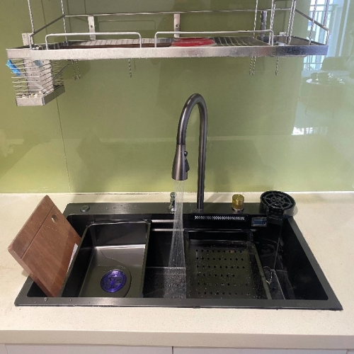 Chậu rửa chén inox 304 Gabba 9046 Nano 1 hộc lớn