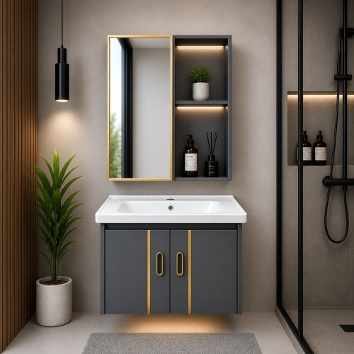 Lavabo tủ nhôm Gabba T03