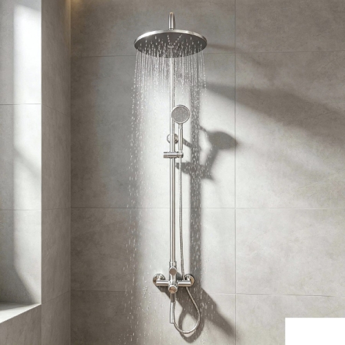 Sen cây tắm đứng nóng lạnh inox 304 Gabba 032