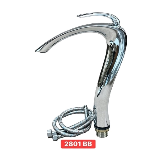 Vòi lavabo nóng lạnh Gabba 2801BB thân cao 