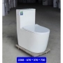 Bàn cầu nguyên khối Gabba 2208 giá rẻ dưới 3 triệu
