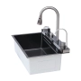 Chậu rửa chén inox 304 cao cấp Gabba 8046AWFB 5 phím