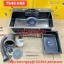 Chậu rửa chén inox 304 Gabba 7546HQE
