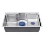 Chậu rửa chén 1 hộc inox 304 Gabba 7546V
