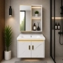Tủ lavabo treo tường nhôm Gabba T1001