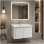 Bộ tủ lavabo treo tường Gabba T1103C nhựa PVC